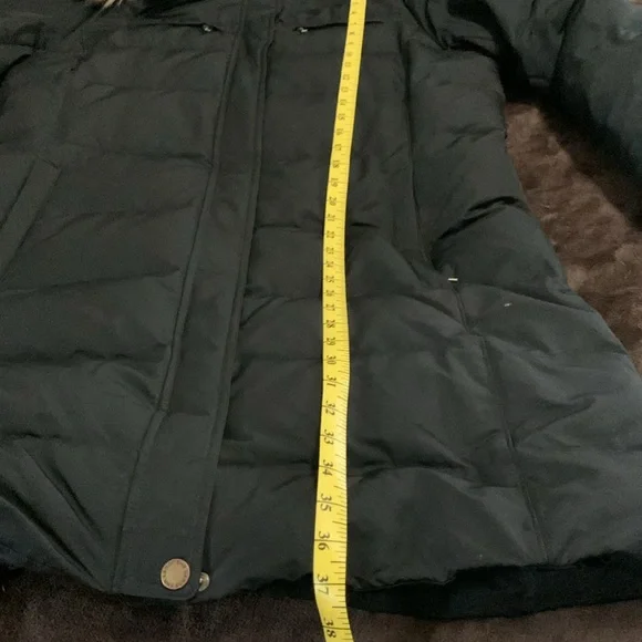 Long Lands End down women’s coat XL - Picture 8 of 9
